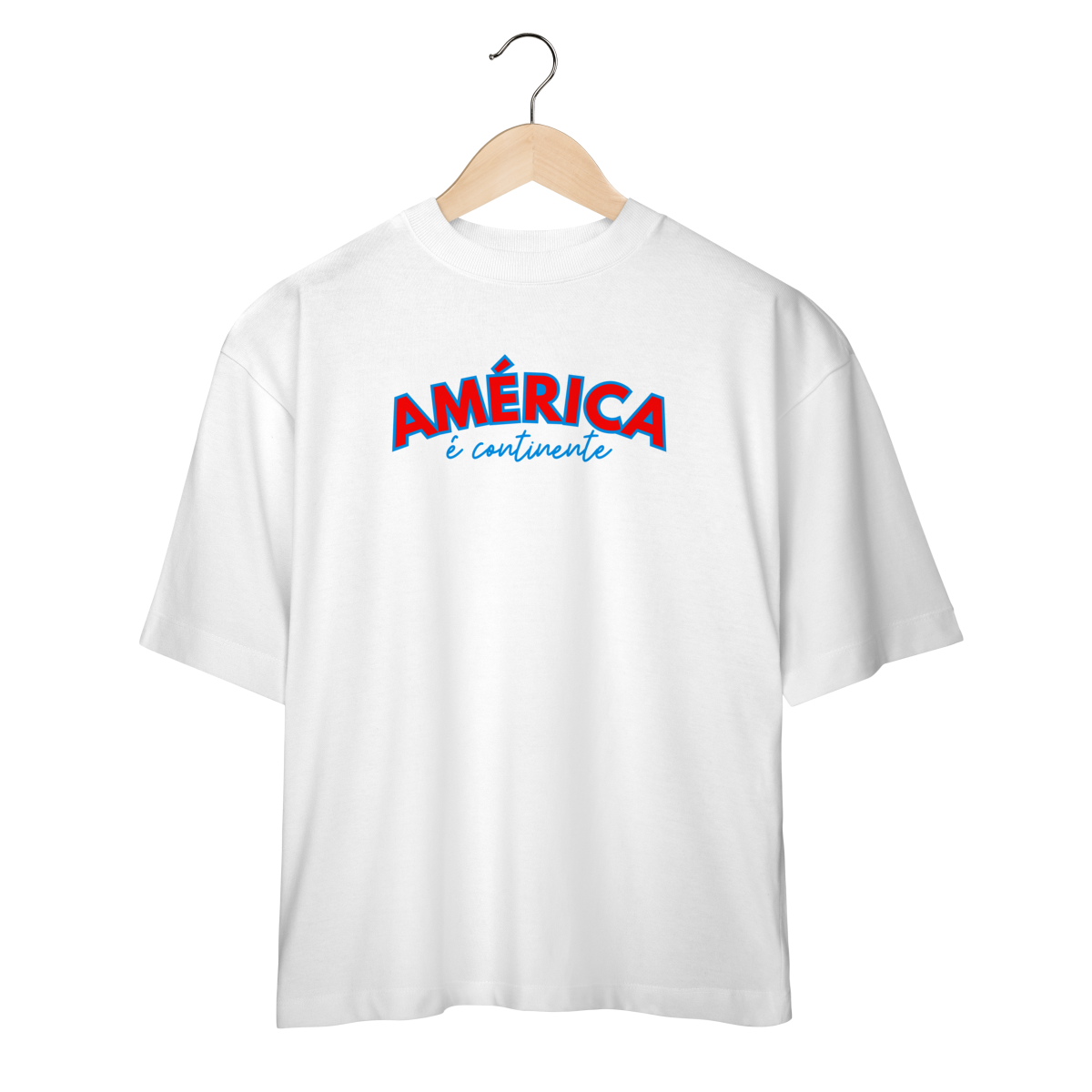 oversized AMÉRICA É CONTINENTE