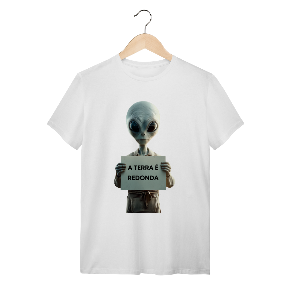 camiseta  A TERRA É REDONDA