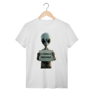 camiseta  A TERRA É REDONDA