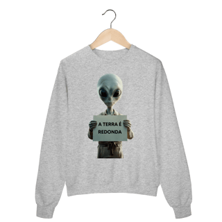 moletom A TERRA É REDONDA