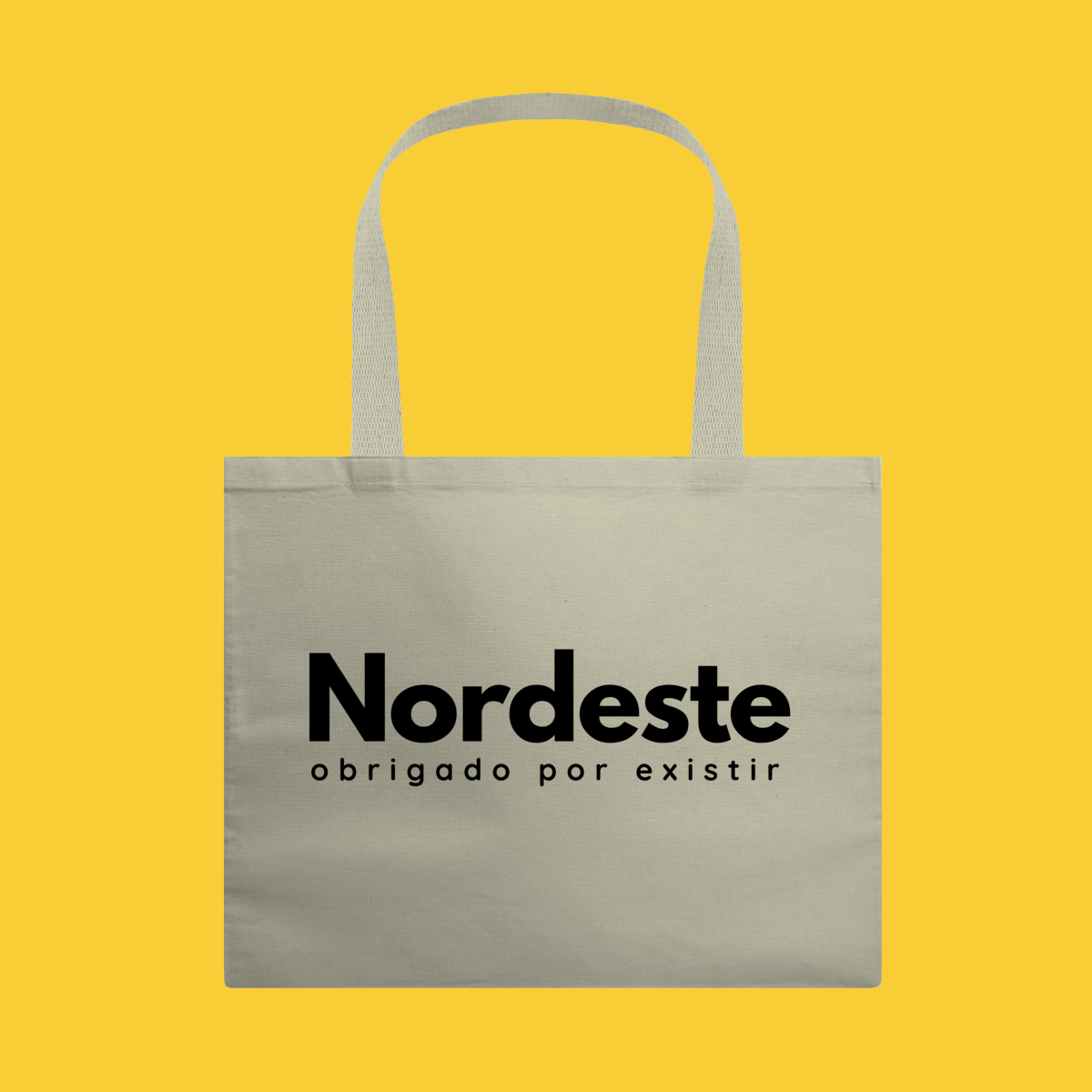 ecobag NORDESTE obrigadO por existir