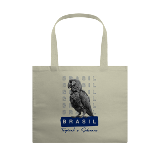 ecobag BRASIL Tropical e Soberano - PAPAGAIO