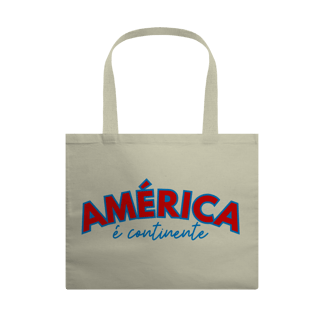 ecobag AMÉRICA É CONTINENTE