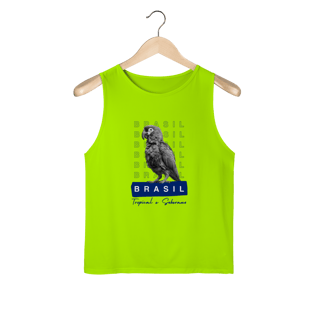 regata masculina  BRASIL Tropical e Soberano - PAPAGAIO (sport Dry UV)