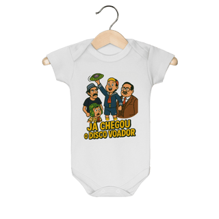 Body Bebê Chaves Modelo 1 - Já Chegou o Disco Voador