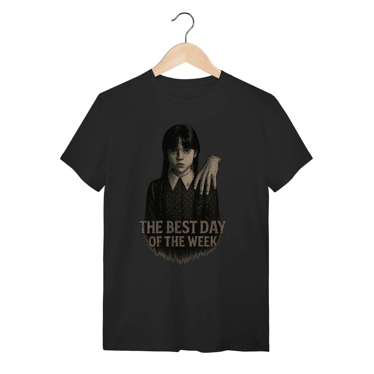 Camiseta Wandinha Modelo 1 - The Best Day of the Week