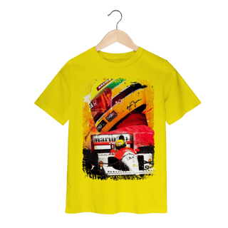 Camiseta Infantil Airton Senna - Modelo 1