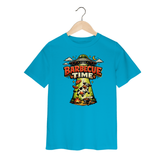 Camiseta Infantil Ufologia Modelo 4 - Barbecue Time