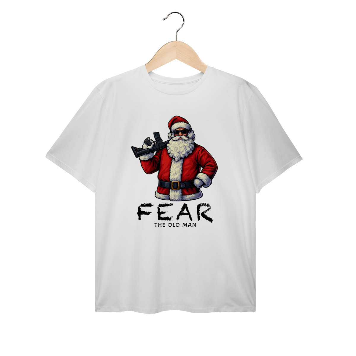 Camiseta Plus Size Natal Modelo 3 - Fear The Old Man
