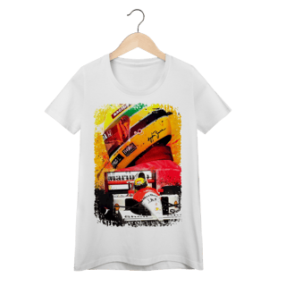 Baby Look Airton Senna - Modelo 1