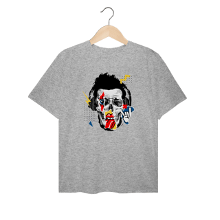 Camiseta Plus Size Caveira - Modelo 3