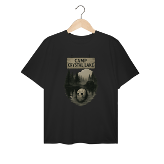 Camiseta Plus Size Sexta-Feira 13 Modelo 1 - Crystal Lake