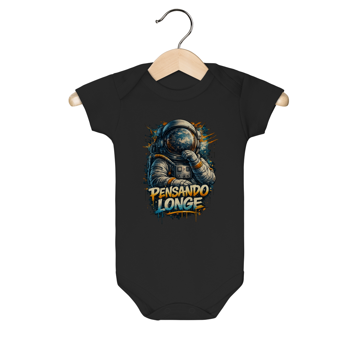 Body Bebê Astronauta Modelo 1 - Pensando Longe