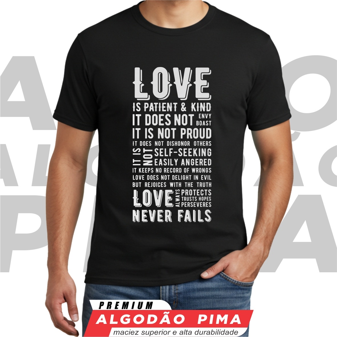 Camiseta - 1 Coríntios 13 