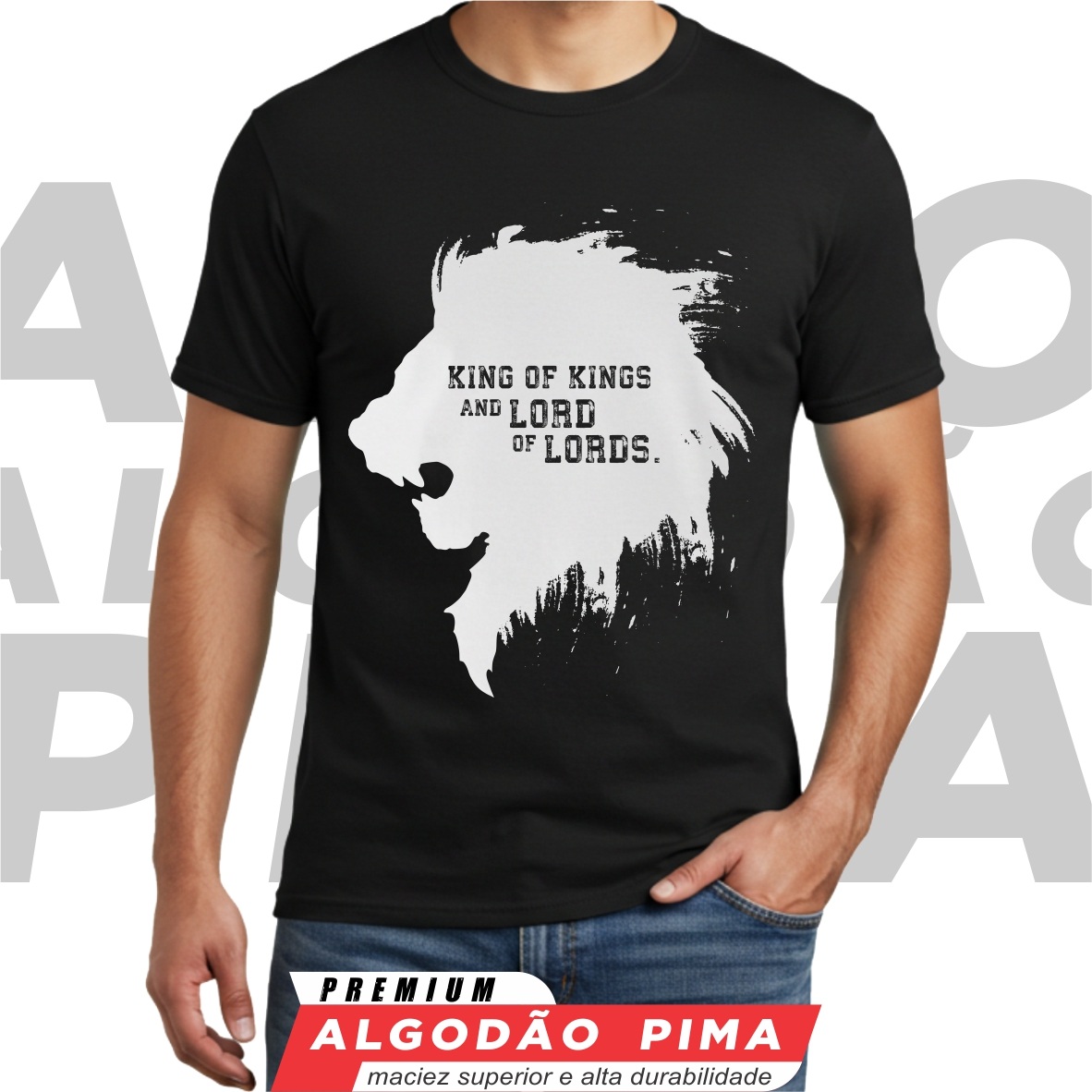 Camiseta - Lion Profile Premium
