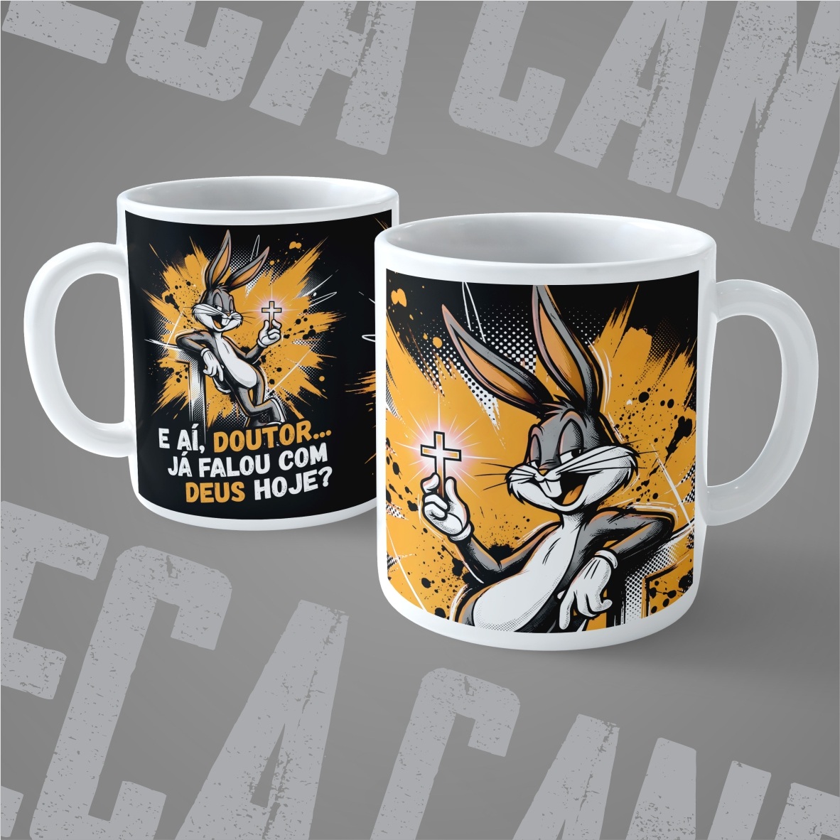 Caneca E Aí Doutor - Reflexão e Café