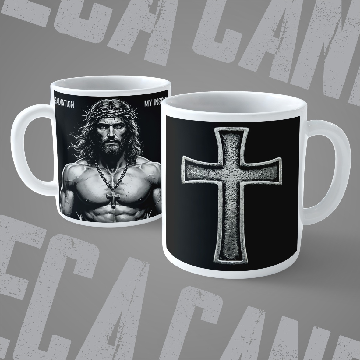 Caneca Jesus: Minha Inspiração e Salvação