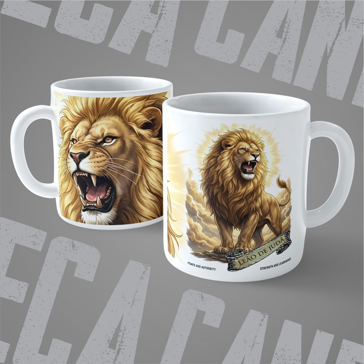 Caneca Leão de Judá: Poder e Autoridade