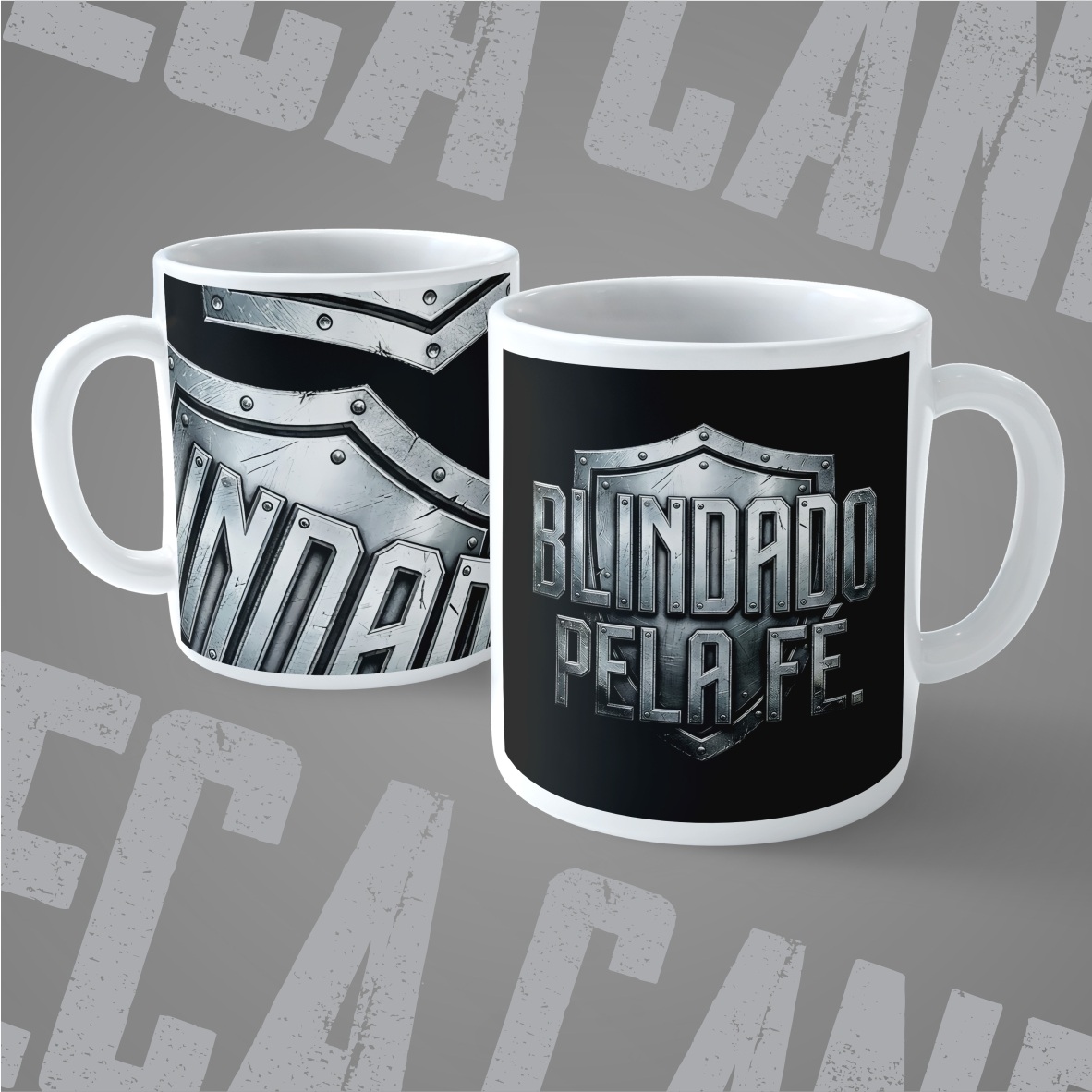 Caneca Blindado pela Fé