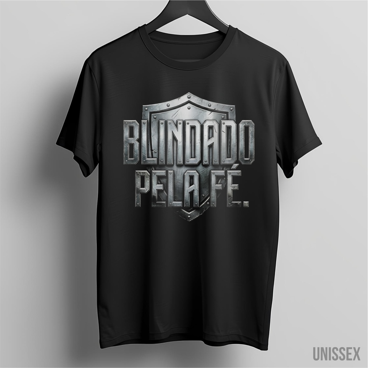 Camiseta Unissex - Blindado pela Fé 