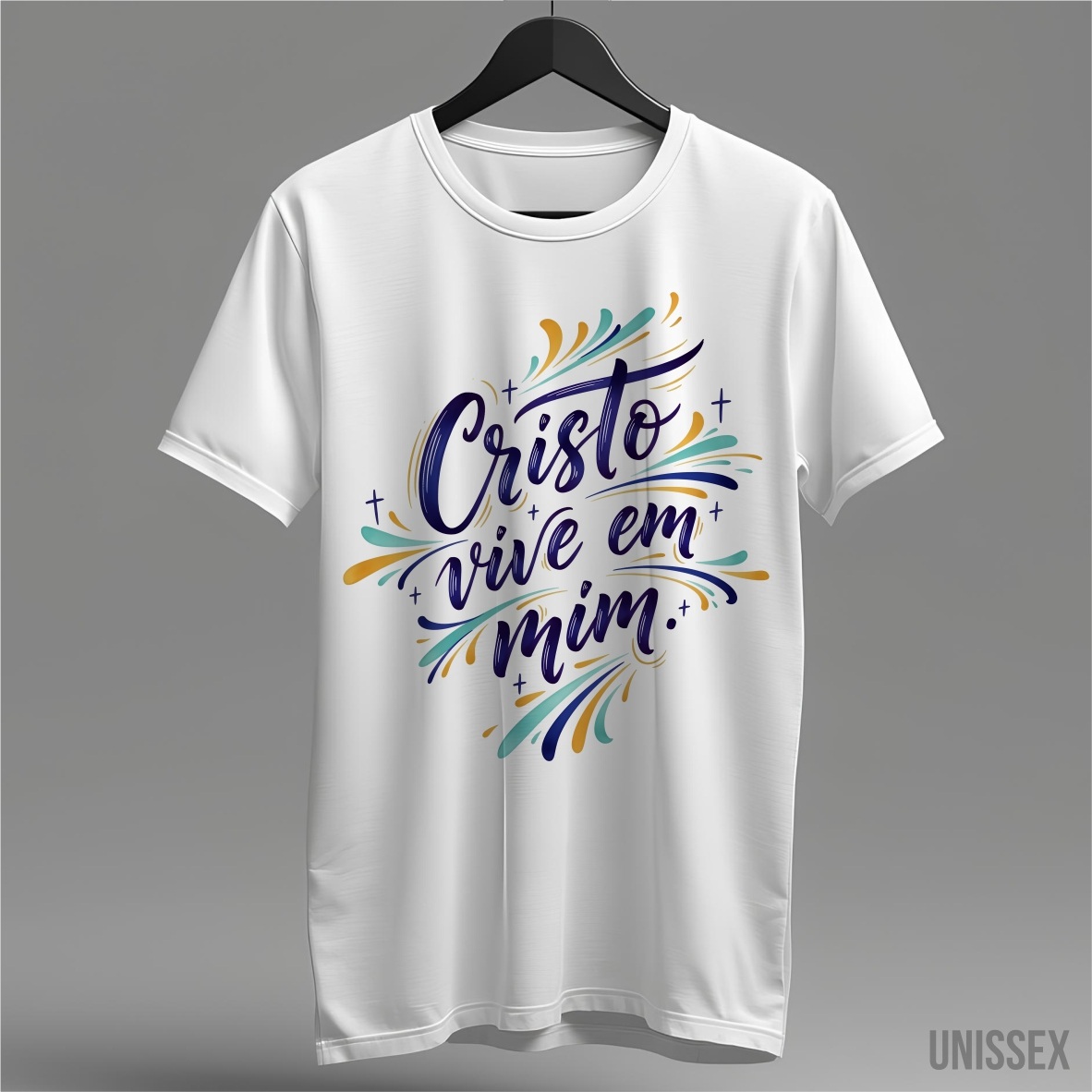 Camiseta Unissex - Cristo Vive em Mim