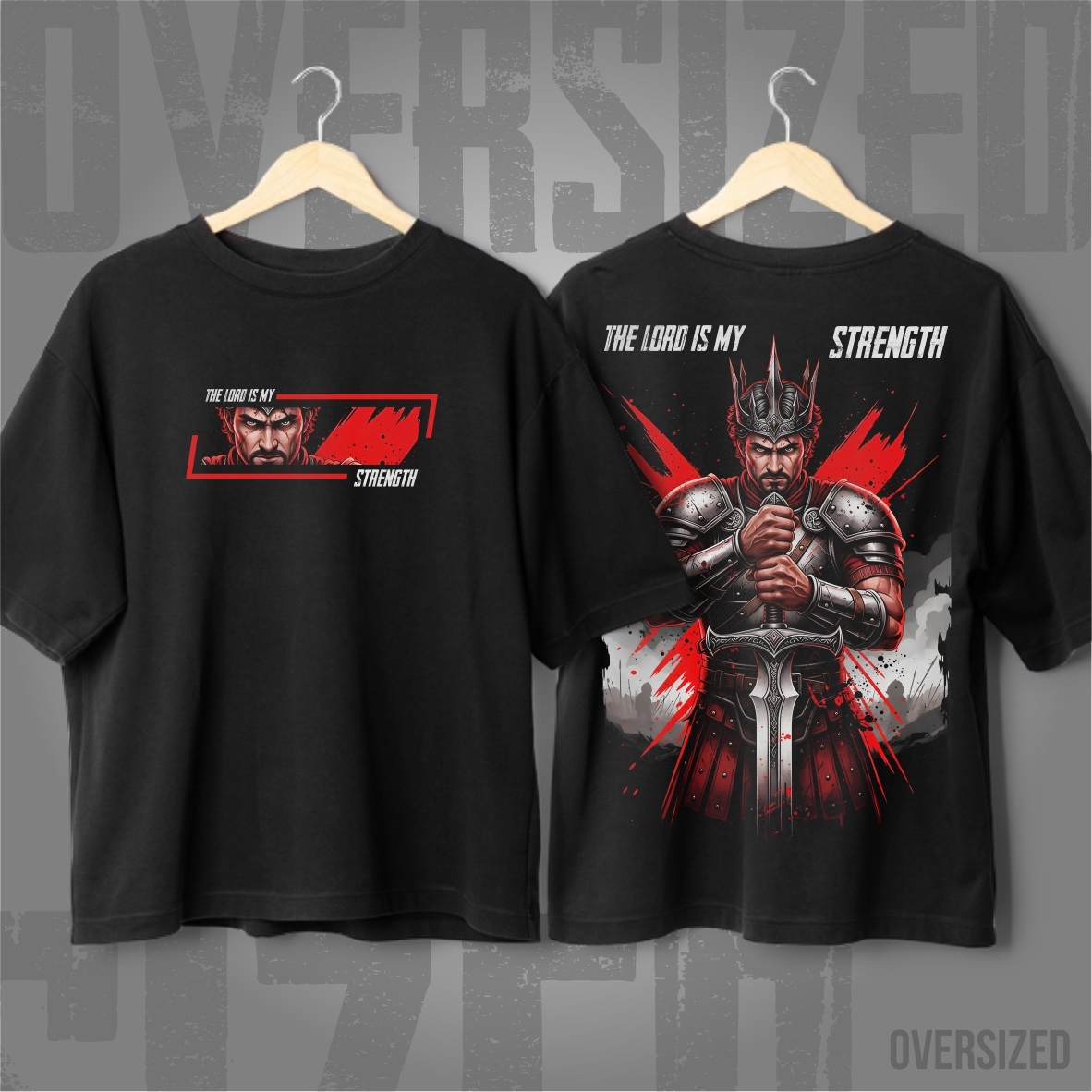 Oversized - Rei Davi: Força e Realeza