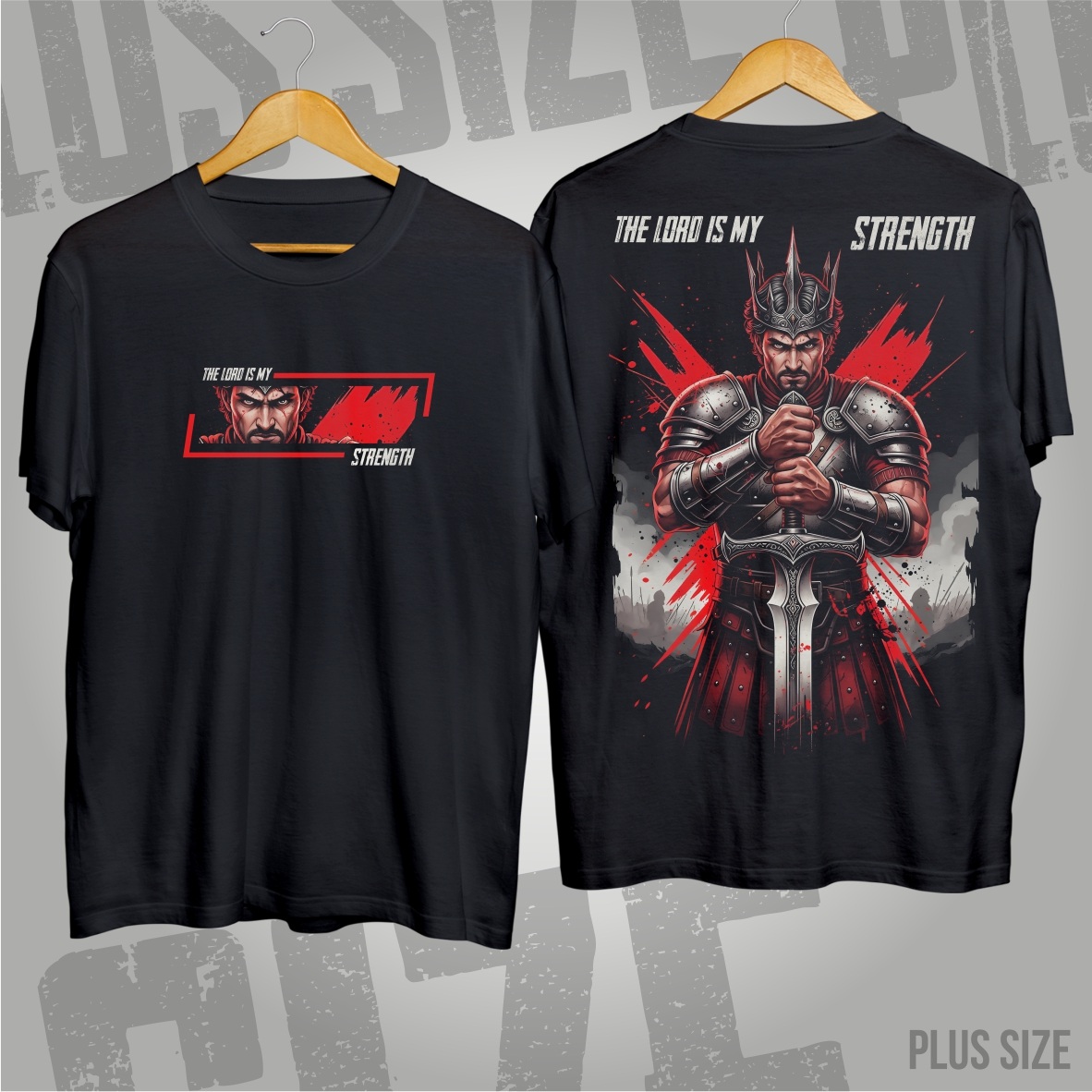 Plus Size - Rei Davi: Força e Realeza