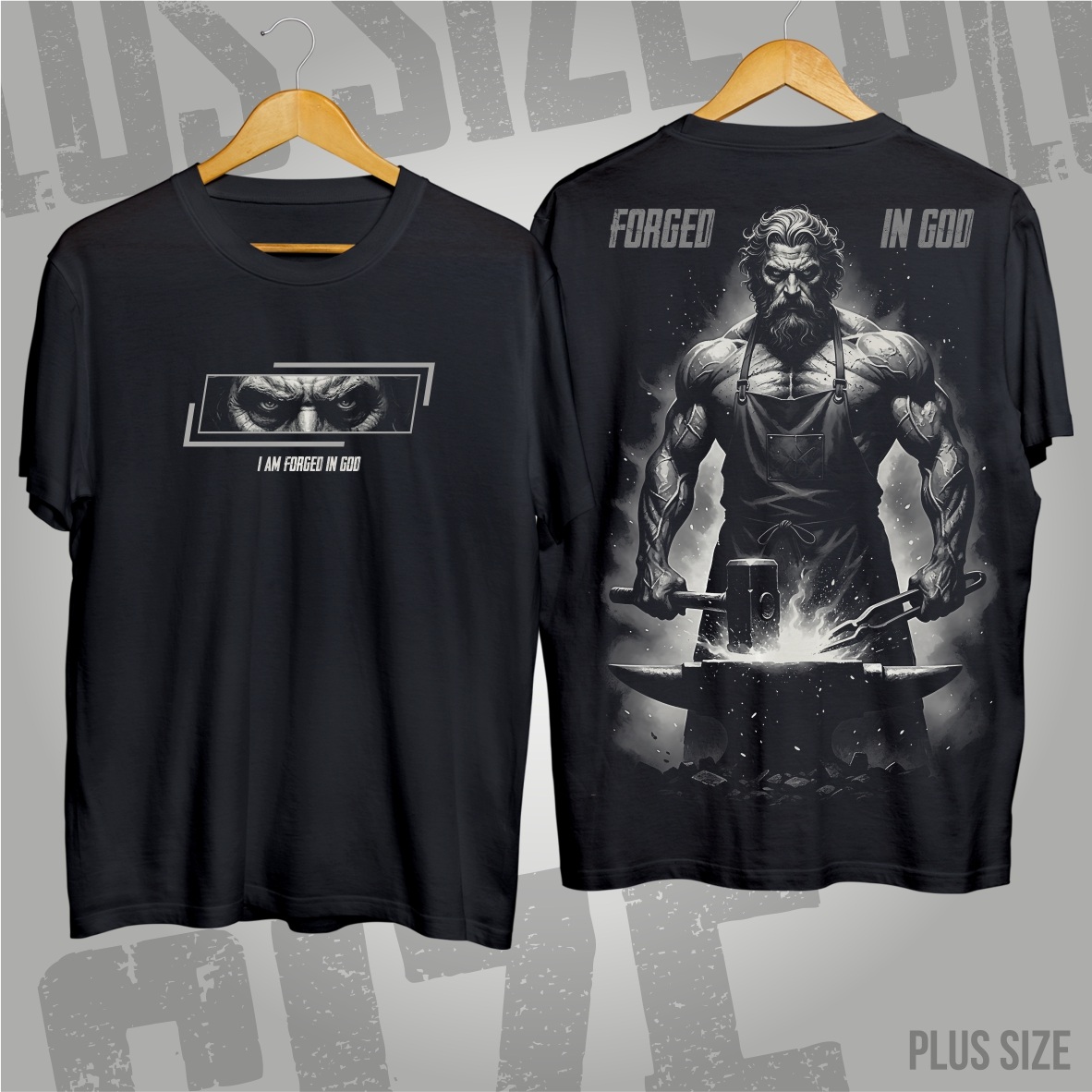 Plus Size - Forjado em Deus