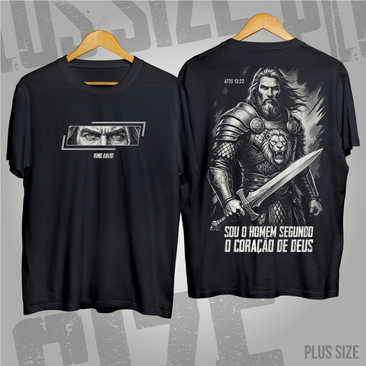 Plus Size - Rei Davi: O Homem Segundo o Coração de Deus