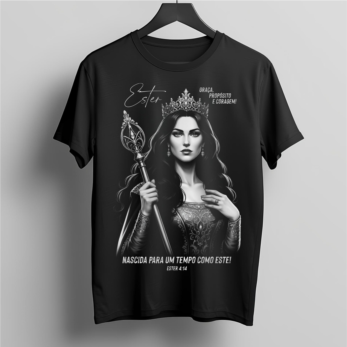 Camiseta Rainha Ester: Propósito e Realeza