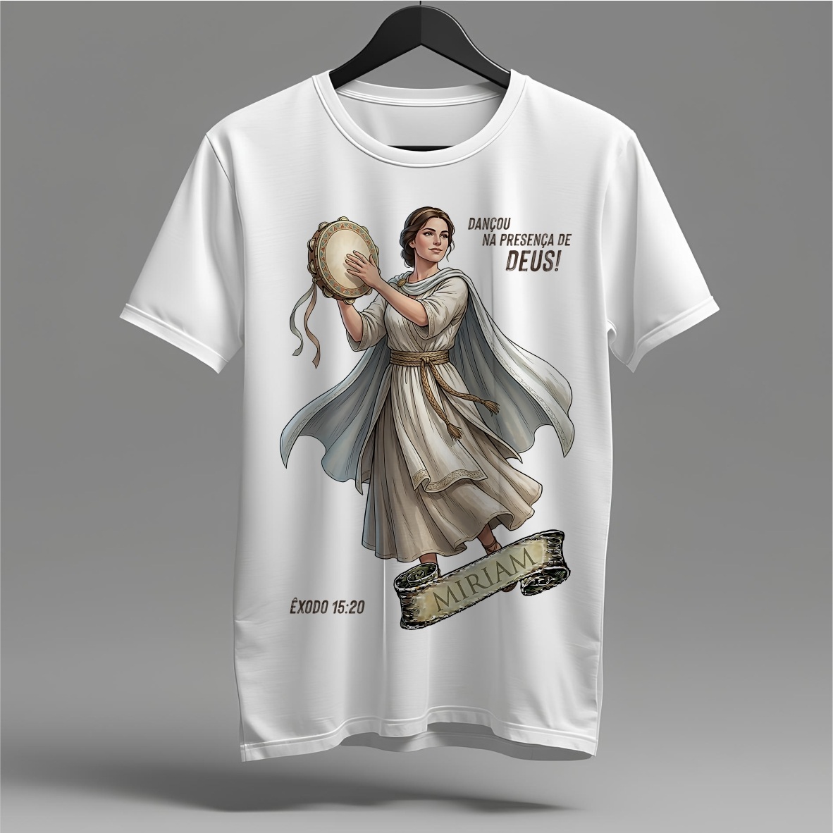 Camiseta Miriam: Celebração e Adoração