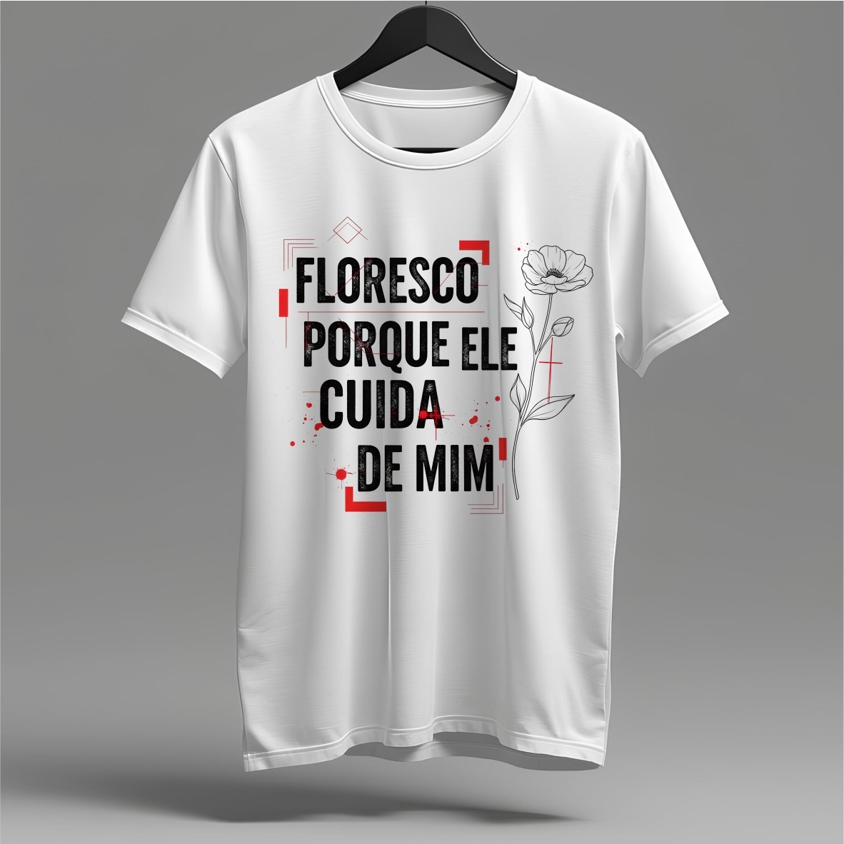 Camiseta Floresco: Cuidado e Crescimento