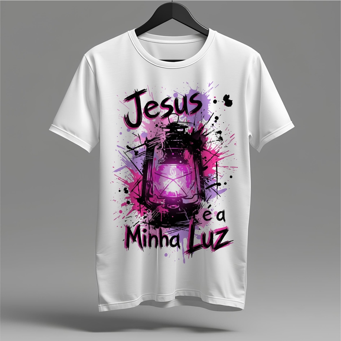 Camiseta Jesus é a Minha Luz: Direção e Brilho