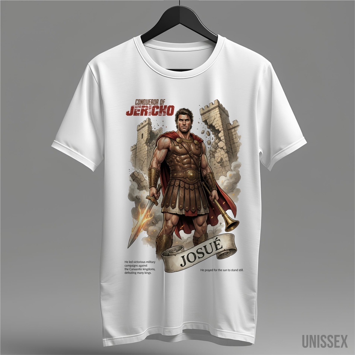 Camiseta Josué: O Conquistador de Jericó