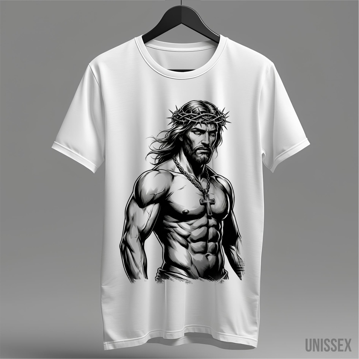 Camiseta Cristo Inspiração: Força, Foco e Fé