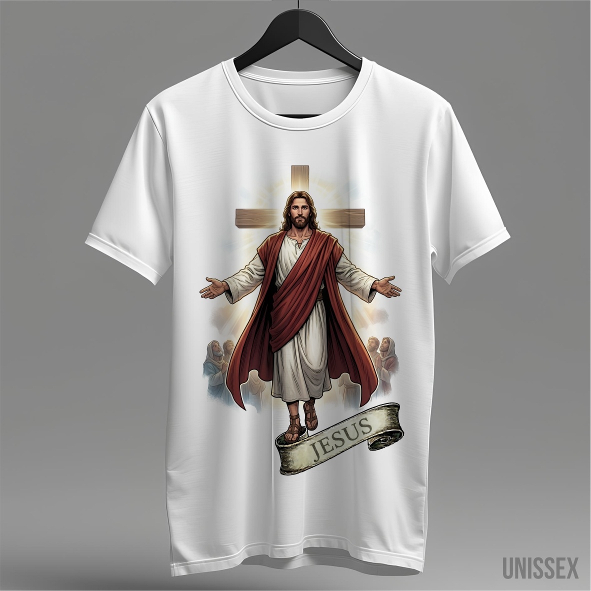 Camiseta Jesus: O Salvador Glorioso