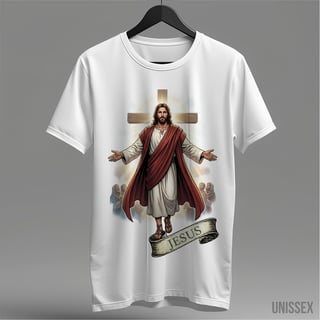 Camiseta Jesus: O Salvador Glorioso