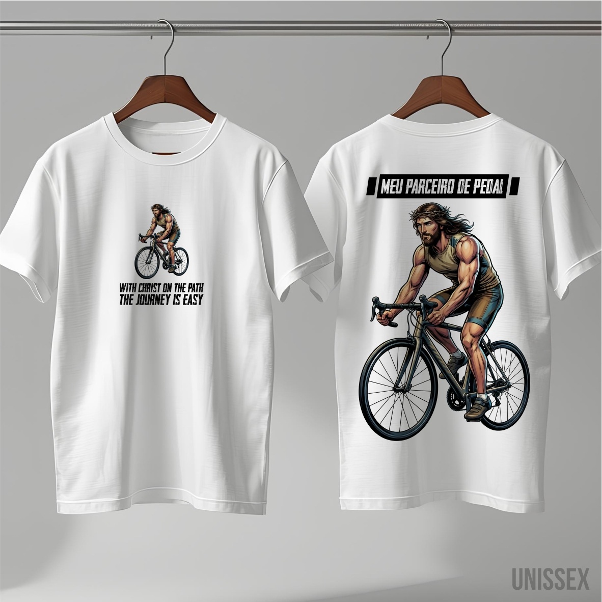 Camiseta Meu Parceiro de Pedal: Jornada com Propósito