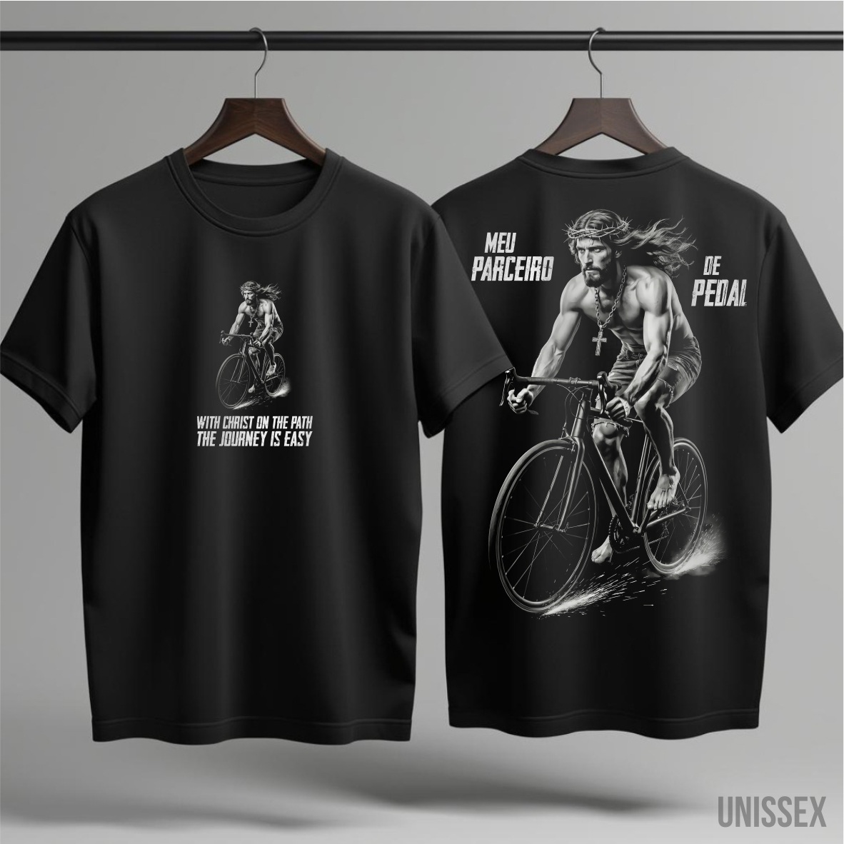 Camiseta Meu Parceiro de Pedal: Edição Dark