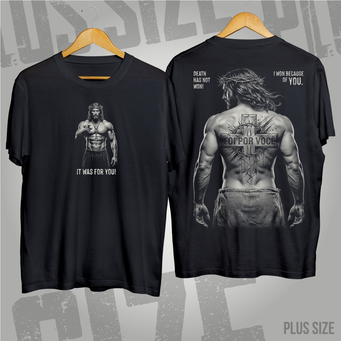 Plus Size - Jesus: Foi Por Você