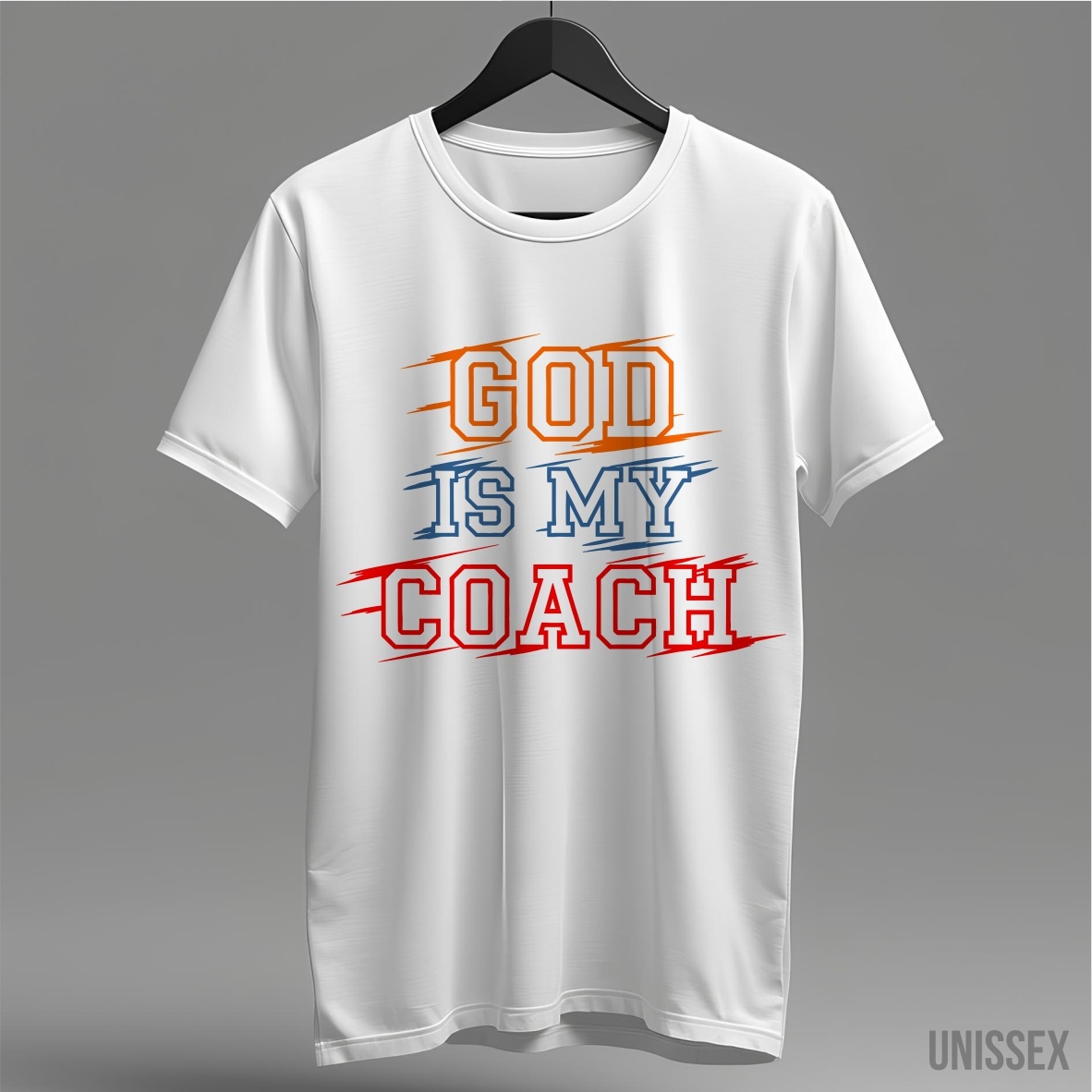 Camiseta - God is my Coach: Disciplina e Direção