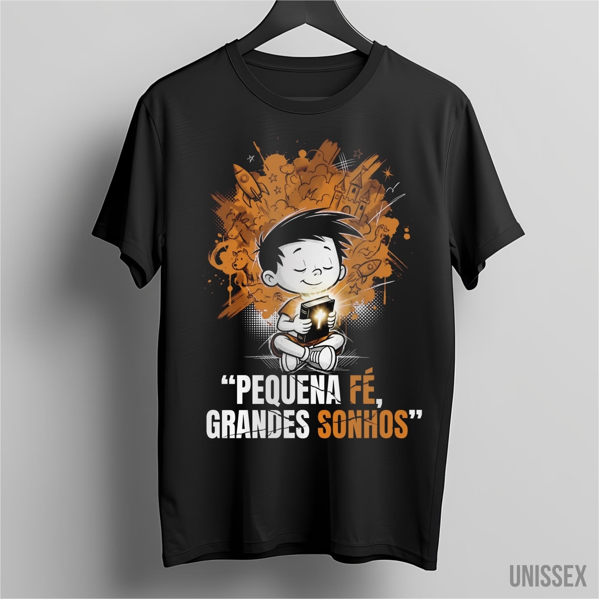 Camiseta Pequena Fé: O Poder de Sonhar