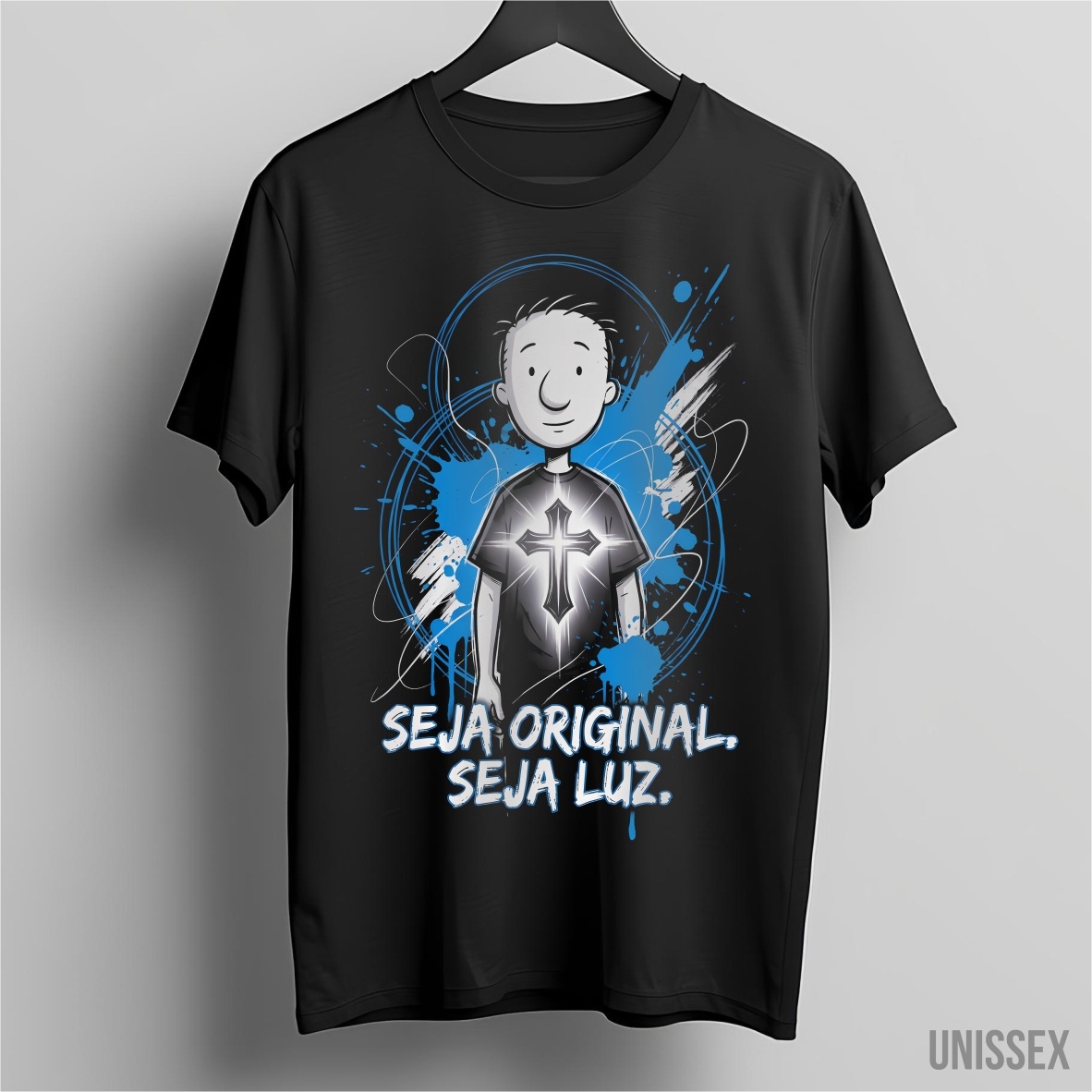 Camiseta Seja Original: Refletindo a Luz