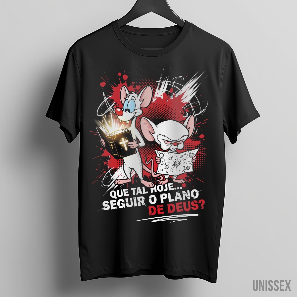 Camiseta Pinky e Cérebro: O Plano Perfeito