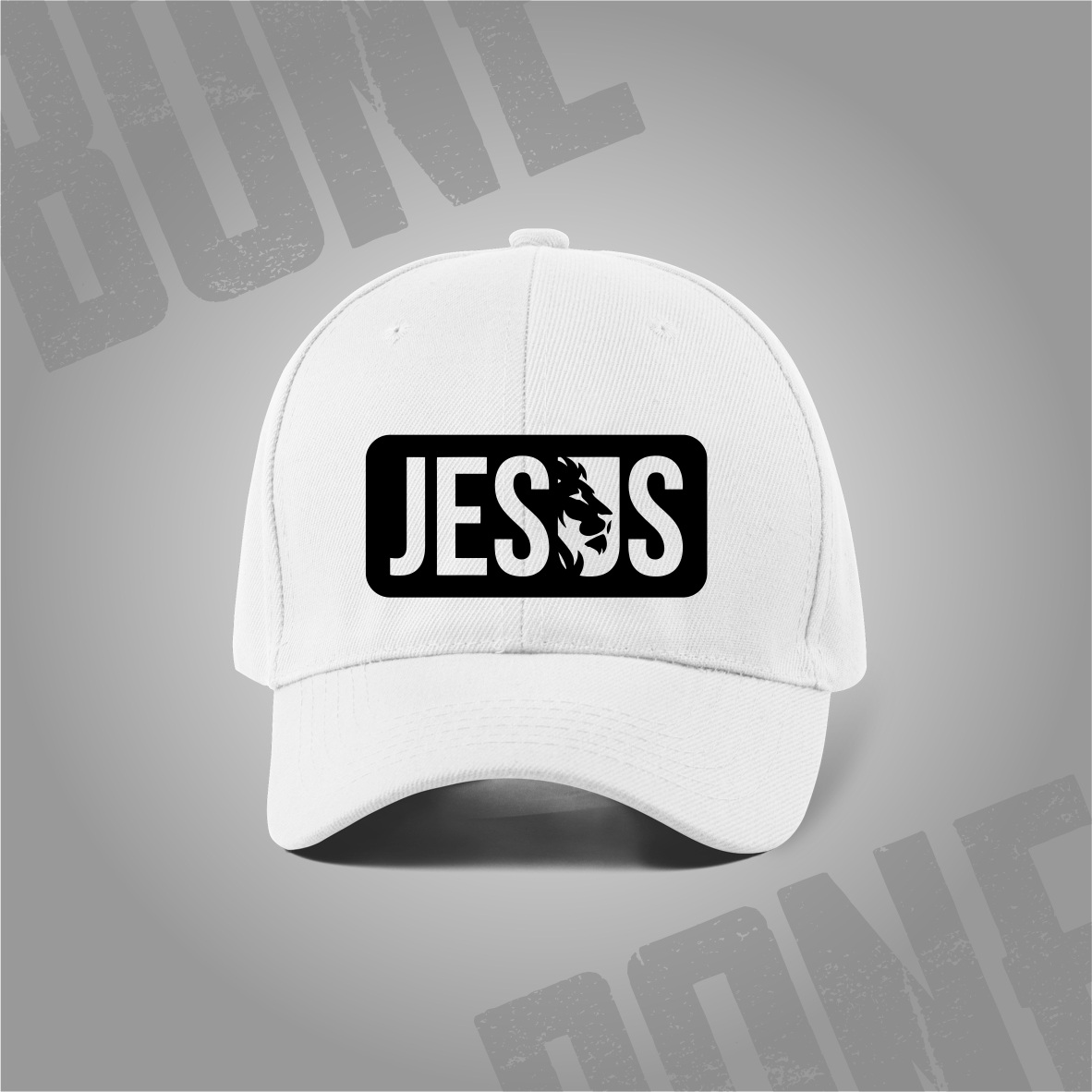 Boné Jesus Lion: Pureza e Autoridade