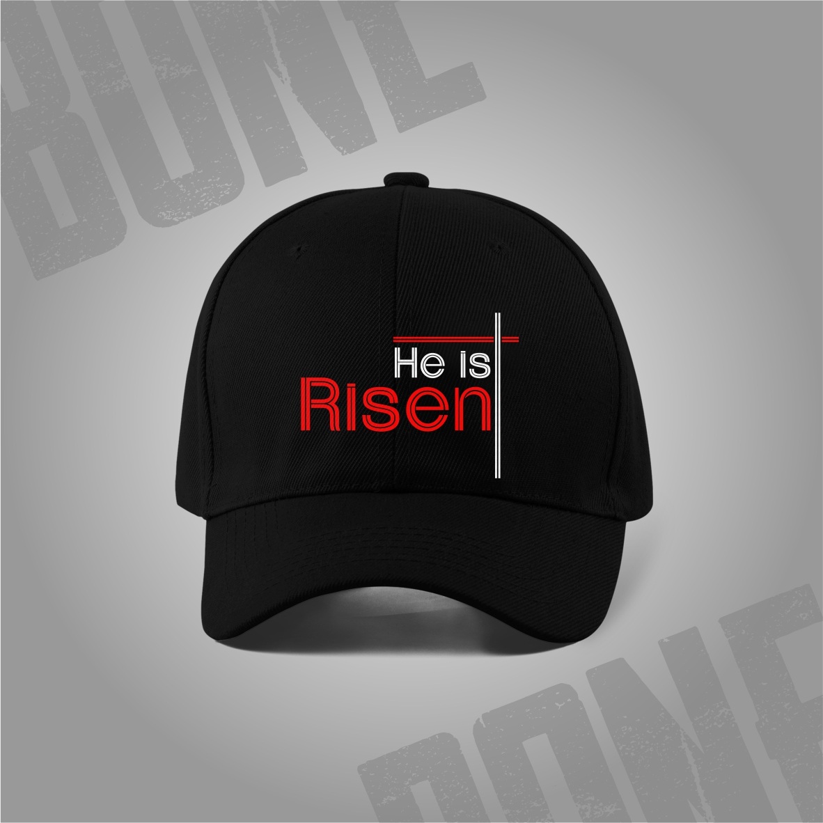 Boné He is Risen: Celebração da Vida