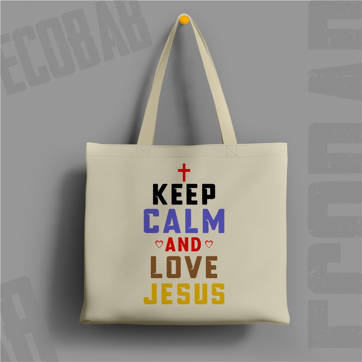 Ecobag Keep Calm: Paz e Devoção