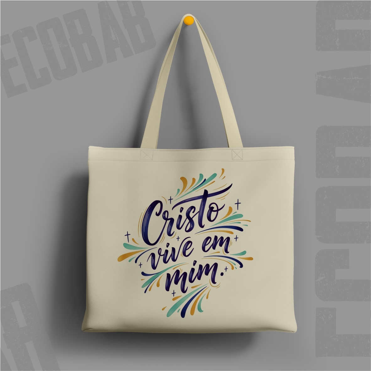 Ecobag Cristo vive em mim: Identidade e Devoção