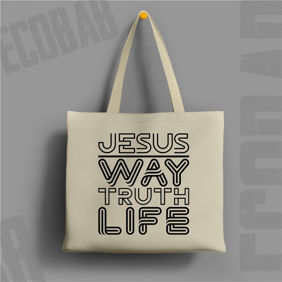 Ecobag Jesus Way Truth Life: Fundamento e Direção