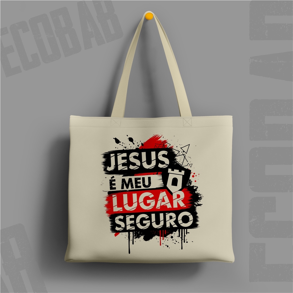Ecobag Jesus Lugar Seguro: Refúgio e Fortaleza